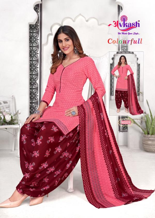 Avkash Colourful Vol-4 Cotton Designer Readymade With Inner Suit